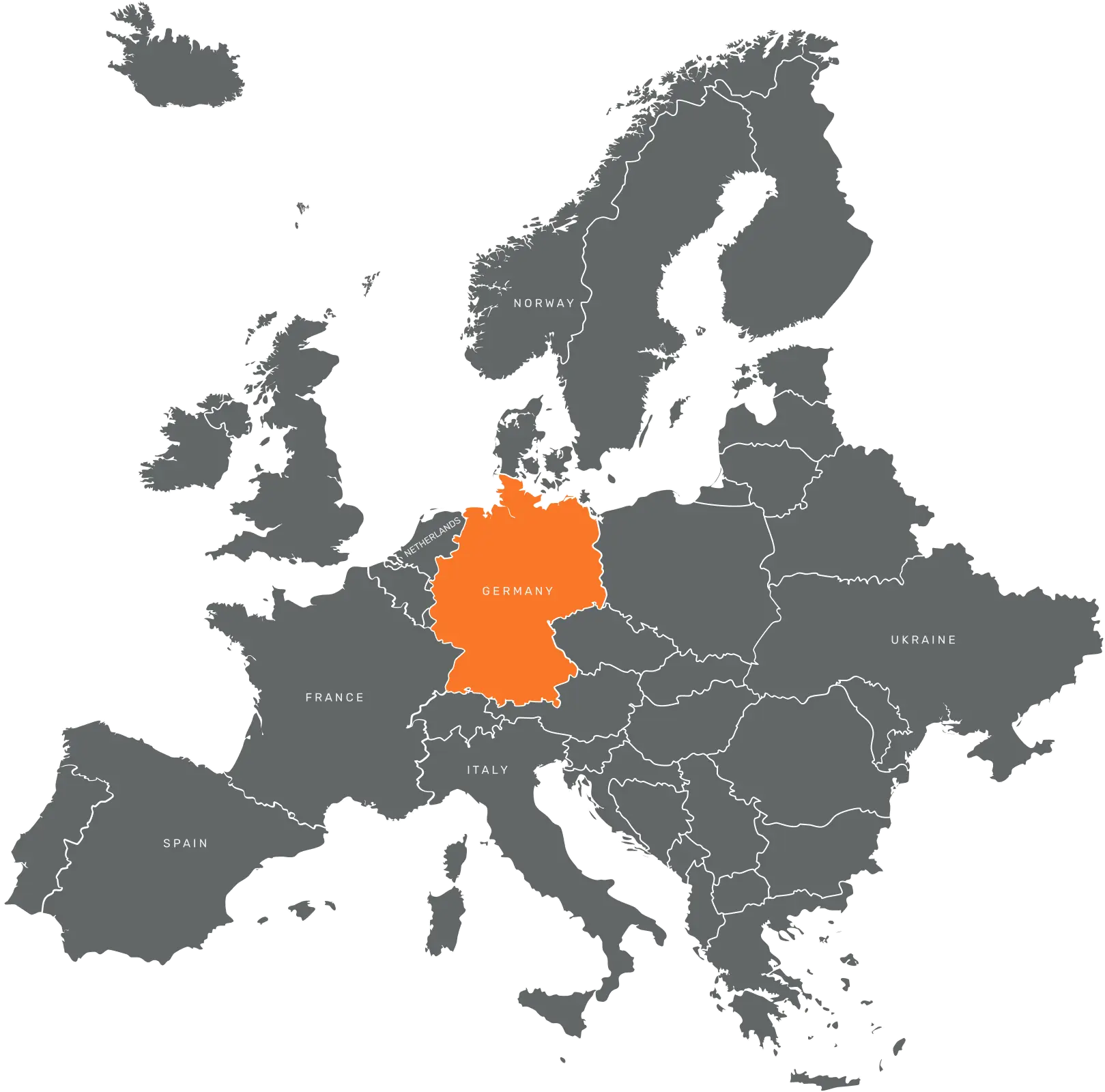 Мапа: Germany