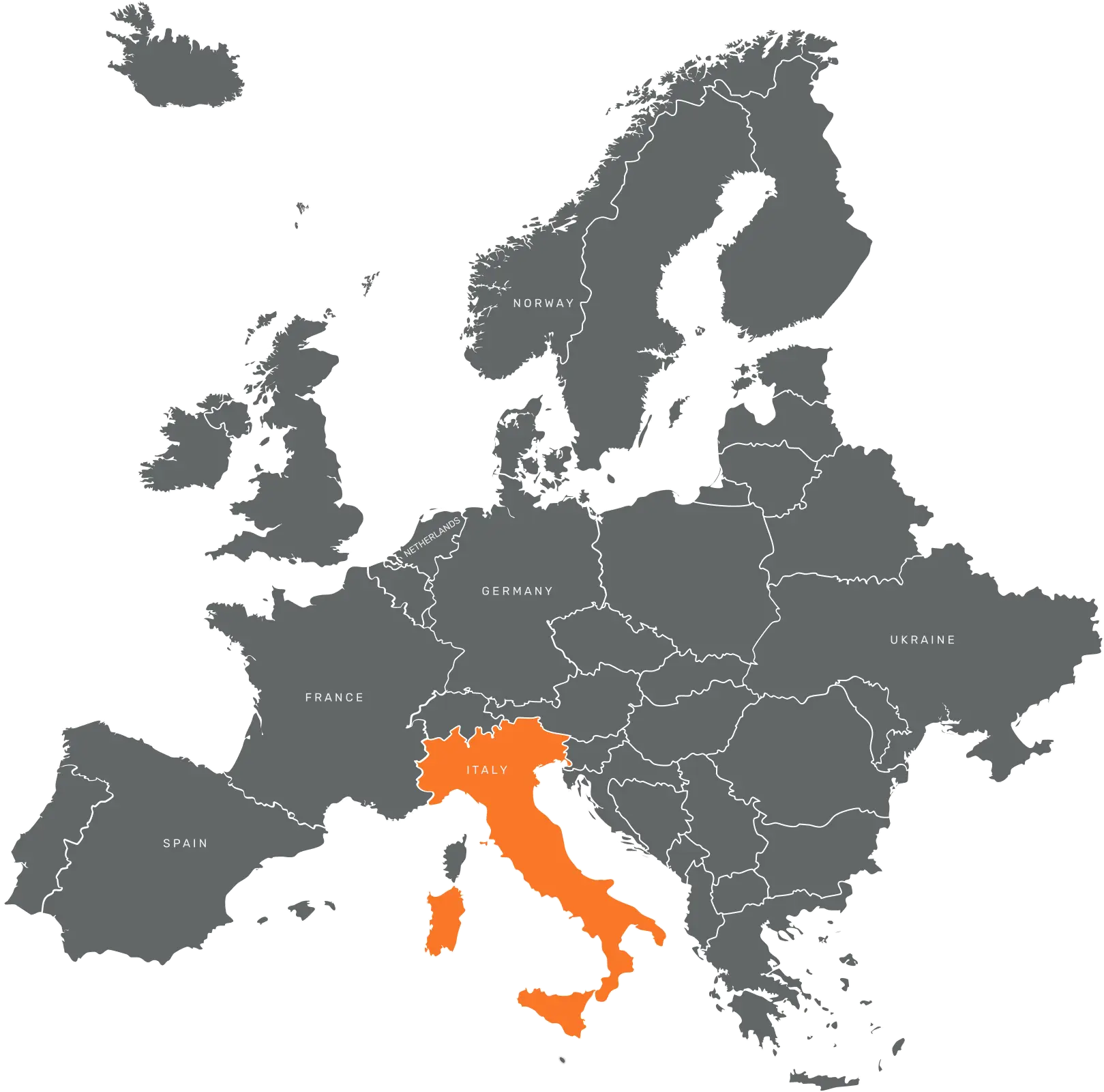 Мапа: Italy