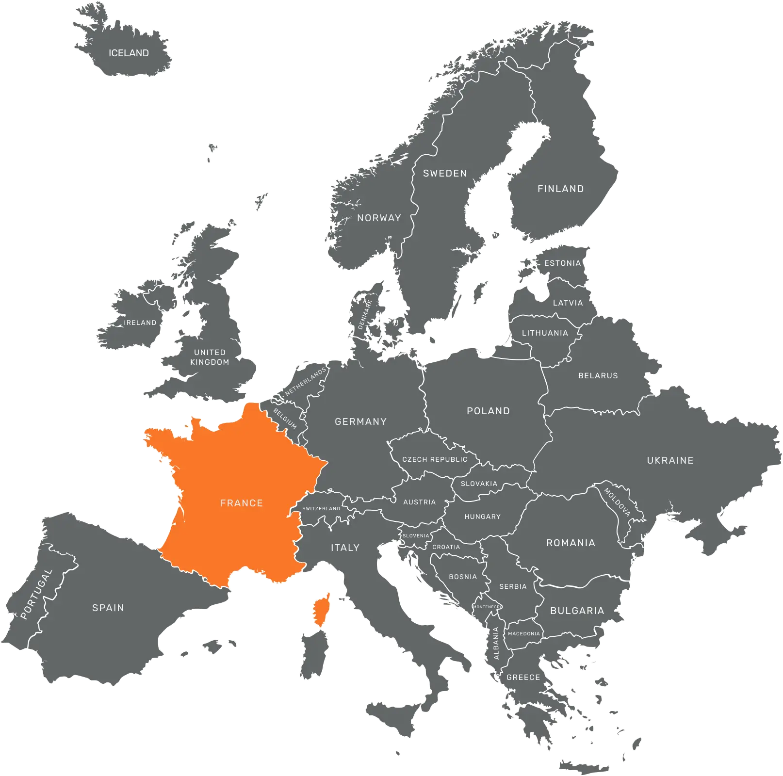 Мапа: Франція
