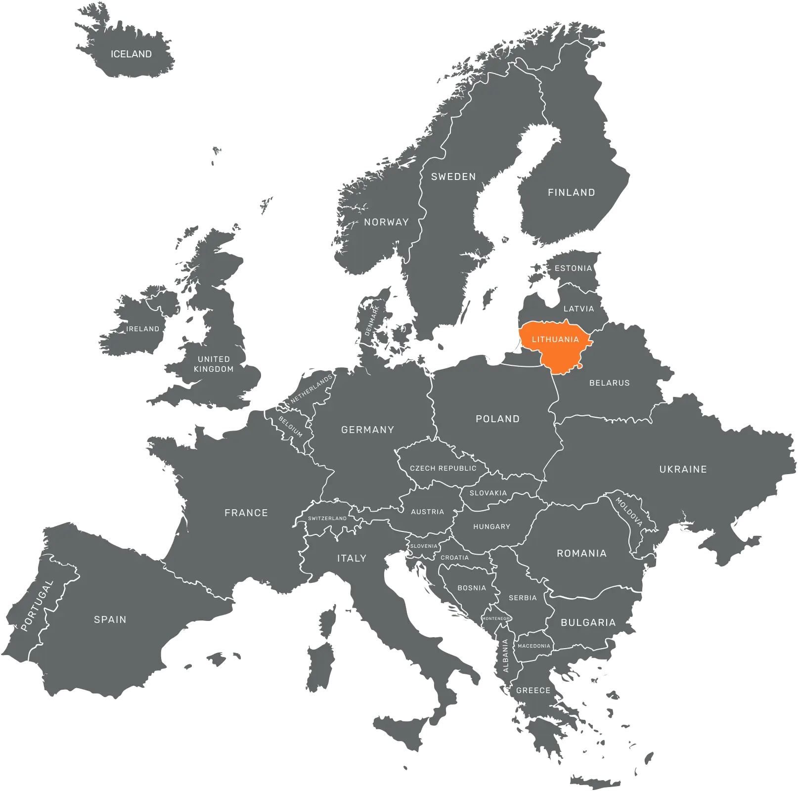 Мапа: Литва
